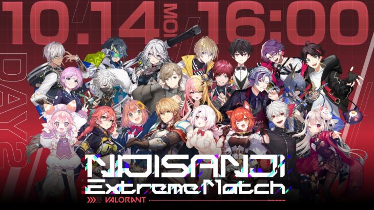 NIJISANJI Extreme Match / VALORANT – DAY2【#にじEXヴァロ】