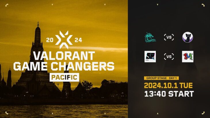 VALORANT Game Changers 2024 Pacific – Group Stage Day 1