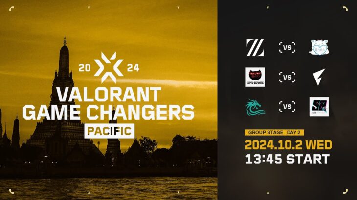 VALORANT Game Changers 2024 Pacific – Group Stage Day 2