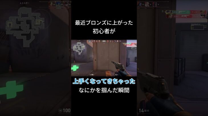 【VALORANT】最近ブロンズに上がった初心者が何かをつかんだ瞬間 #valorant #ゲーム実況 #valo実況 #valorantclips #apex  #apexlegends