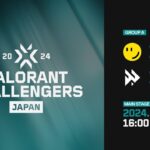 VALORANT Challengers Japan 2024 Split 3 Main Stage Round Robin Group A Day 1