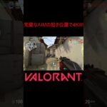 【VALORANT】完璧なAIMの起き位置で4Kill! #shorts #valorant #valorantclips #valorantクリップ #valorantキル集 #ヴァロラント