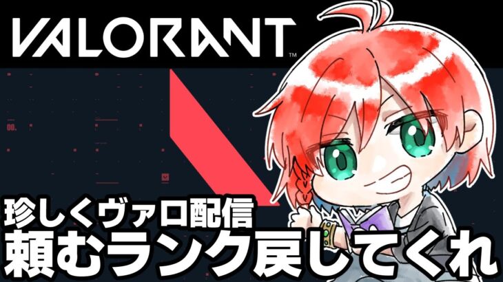 【Valorant】他力本願編。俺を元のランクに返してくれお願いします【個人VTuber/コラボ】