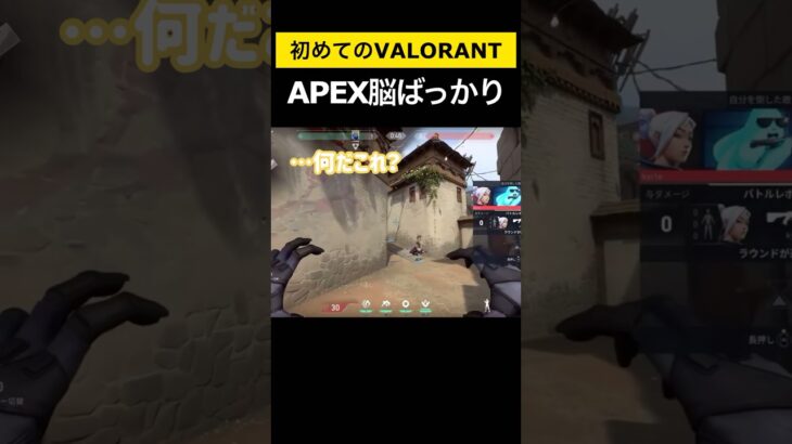 何でもAPEXに例えがち。 #valorant #valo #ヴァロラント #apex #shorts