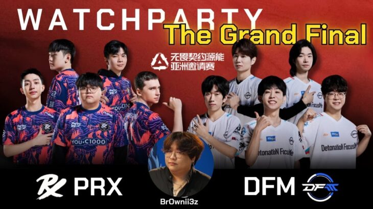 DFM vs PRX – GRAND FINAL – VALORANT Radiant Asia Invitational | WATCHPARTY VALORANT