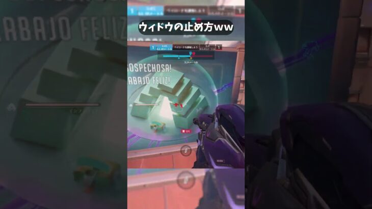 【OW2】ウィドウはみんなで止めるキャラだからチャット喧嘩しないでね #overwatch2  #オーバーウォッチ2