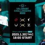 VALORANT Challengers Japan 2025 Split 1 Main Stage Day 2