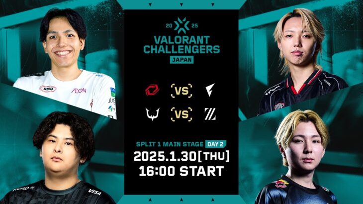 VALORANT Challengers Japan 2025 Split 1 Main Stage Day 2