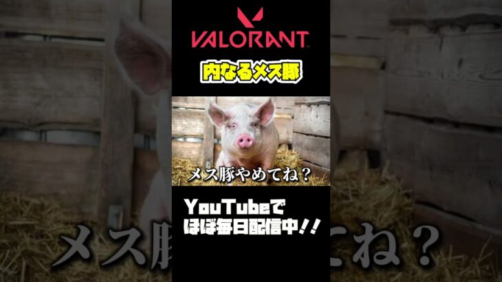 【#VALORANT 】メス豚キル！！#valorant #参加型 #shorts #ゲーム実況 #ヴァロラント #fps