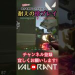 味方も思わず爆笑した耐えの『珍プレイ』！【猫月明音/VALORANT/切り抜き】#shorts #vtuber #解説 #valorant #valorantclips