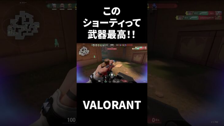 【Valorant】このショーティって武器最高！！ #shorts