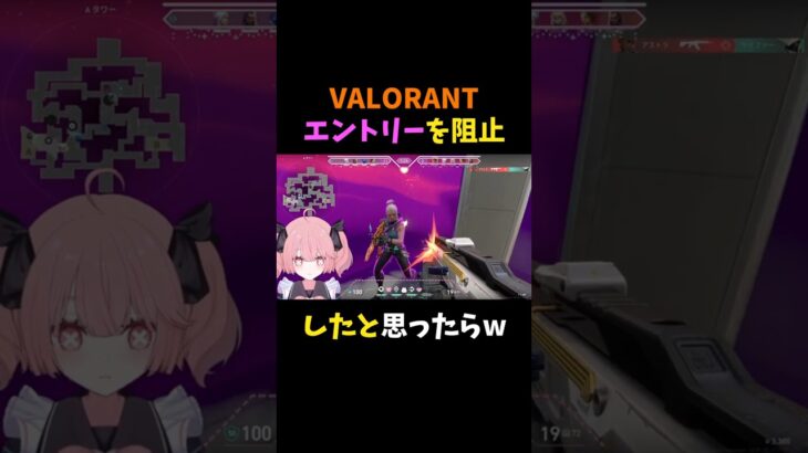 【あるある】エントリー阻止したと思ったらw #shorts #vtuber #新人vtuber #valorant #valorantclips #ヴァロラント #valorant女子 #切り抜き