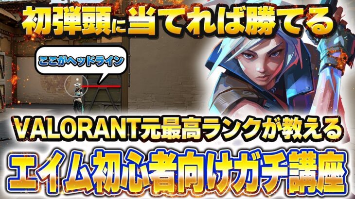 【元最高ランクが解説】ヴァロラントの”エイム”初心者向けガチ講座（エイムの時の手の動かし方、クリアリングの練習方法、マウスを持つときに気を付けるべきことetc…）