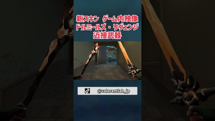 新スキン:ドルミールズ・リヴェンジ 近接武器のゲーム内映像！