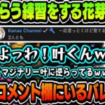 【切り抜き】コラボ前に、2人で叶に逆らう練習をしていたらコメ欄に叶が現れて全部バレる花芽姉妹ｗｗｗ【花芽すみれ/花芽なずな/叶/ぶいすぽ切り抜き】