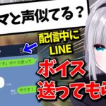 LINEで母親にボイスをお願いする花芽すみれ【花芽すみれ/ぶいすぽ/切り抜き】