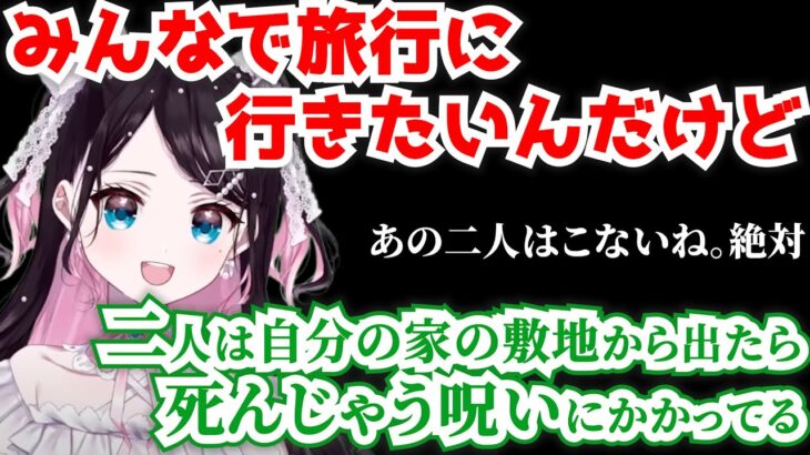 ぶいすぽで旅行に行ったとき来なさそうな二人がリスナーと解釈一致する花芽なずな【切り抜き】