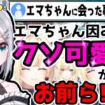 藍沢エマとリアルで会った時に知った、エマたその意外な一面とは….!!  花芽すみれのしょうもないギャグにツボる!!ｗ【ぶいすぽ/花芽すみれ/切り抜き】