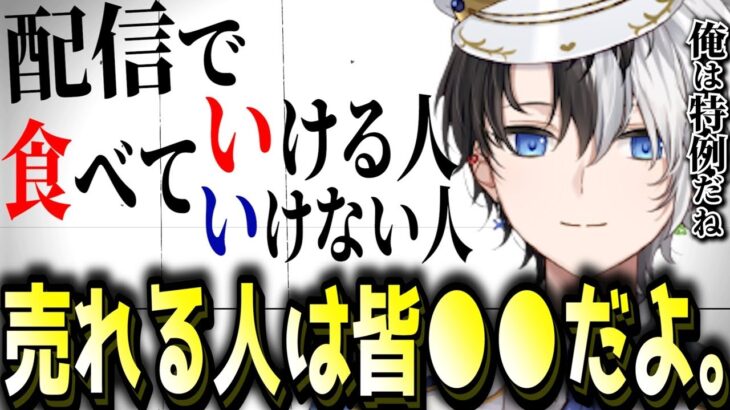 【タメになる話】配信で食べていきたい!!という人へアドバイスをするKamito【かみと切り抜き】【Vtuberになりたい人必見】