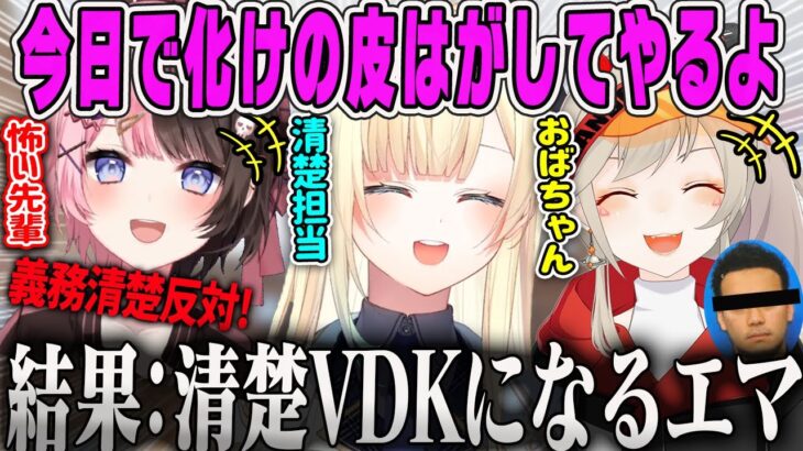 【清楚VDK】清楚を守ろうとした結果、清楚VDKになってしまった清楚担当APEX見どころまとめ【藍沢エマ・橘ひなの・小森めと・ぶいすぽ】