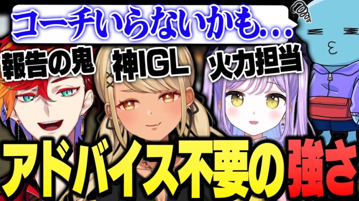 ３人全員良すぎてコーチからのアドバイスがなくなるｗ（紫宮るな、緋崎ガンマ、りんしゃんつかい）【ぶいすぽっ！神成きゅぴ切り抜き】