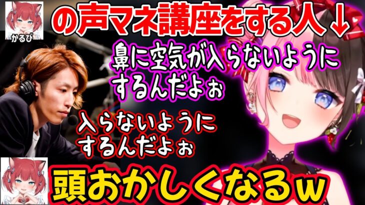 【面白まとめ】釈迦のかるびの声マネに爆笑する橘ひなのｗ【赤見かるび/胡桃のあ/小森めと/ぶいすぽ VCRGTA 切り抜き】