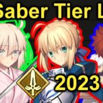Fate/Grand Order – Saber Tier List 2023