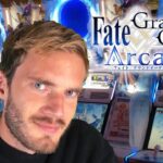 Pewdiepie tries out Fate Grand Order Arcade